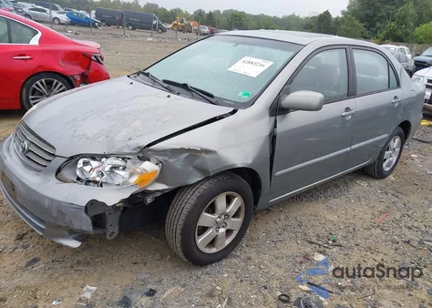 2004 Toyota Corolla Le из США, поврежденный, VIN 2T1BR32E64C212311
